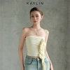 Áo KAYLIN quây nhúng phối bèo, thun lụa cotton co giãn, phong cách cá tính - BST Thu 2.025, giảm giá 344k 3