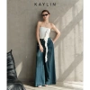 Áo KAYLIN quây nhúng phối bèo, thun lụa cotton co giãn, phong cách cá tính - BST Thu 2.025, giảm giá 344k 4