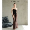 Áo KAYLIN quây nhúng phối bèo, thun lụa cotton co giãn, phong cách cá tính - BST Thu 2.025, giảm giá 344k 5