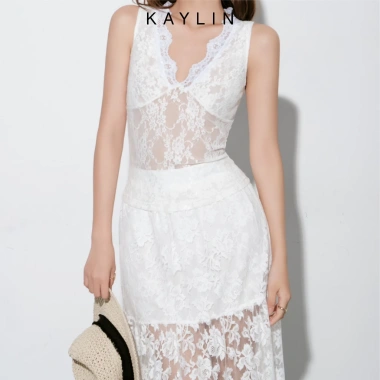 Áo Kaylin ren lưới vải lụa mềm, sexy gợi cảm - Giá 218.000đ 2