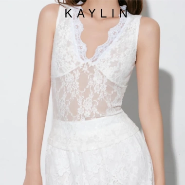 Áo Kaylin ren lưới vải lụa mềm, sexy gợi cảm - Giá 218.000đ 6