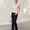Áo KAYLIN Soft Drape cổ đổ xếp ly, ghim bướm, vải lưới mếm BST Tháng 3 - 420k 8