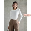 Áo KAYLIN tay dài cổ xoắn hở lưng vải thun giấy - BST 11/2.025 A92T11 390k
