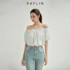 Áo KAYLIN trễ vai croptop voan xô cá tính BST Thu Đông 2.025 - Giá chỉ 374.000đ 2