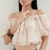 Áo KAYLIN trễ vai croptop voan xô cá tính BST Thu Đông 2.025 - Giá chỉ 374.000đ 5
