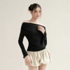 Áo KAYLIN trễ vai tay dài ống loe voan, phong cách gợi cảm - BST Tháng 10.2.025 - Giá ưu đãi 362.000₫ 4