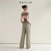 Áo Kaylin trễ vai tay ngắn ôm, vải thun co giãn, gợi cảm - BST Tháng 10/2.025, giá 326.000đ 7