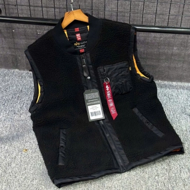 Áo khoác Alpha Industries Teddy Fleece nam màu đen chính hãng - giảm giá 16% chỉ 2.39 triệu 3