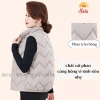 Áo khoác áo phao siêu nhẹ cho mẹ trung niên nữ họa tiết sóng tinh tế 250k 2