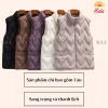 Áo khoác áo phao siêu nhẹ cho mẹ trung niên nữ họa tiết sóng tinh tế 250k 6