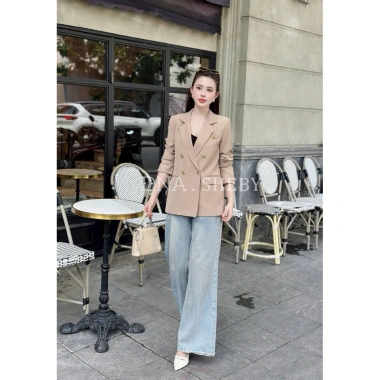 Áo khoác Balzer thu đông cúc đồng sang trọng - Giá 690.000₫, giảm 138.000₫ 8