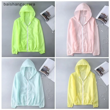Áo khoác BASA Nữ mùa hè chống nắng UV nhanh khô thể thao áo gió đi xe đạp chạy bộ