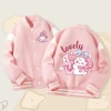 Áo khoác bé gái Bomber hình chú thỏ dễ thương - Thời trang unisex, giá 350k