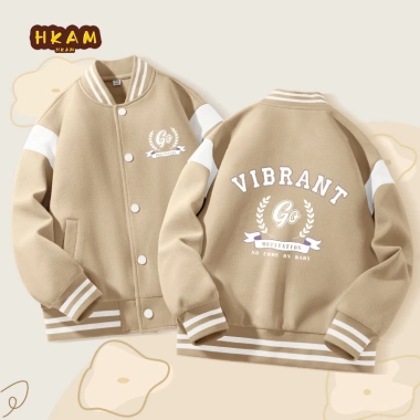 Áo khoác bé gái Bomber thời trang, thoải mái, giảm giá 350.000 - HKAM