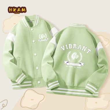 Áo khoác bé gái Bomber thời trang, thoải mái, giảm giá 350.000 - HKAM