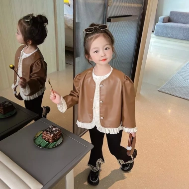 Áo khoác bé gái phong cách Hàn Quốc mùa xuân thu, nhẹ mát, thời trang, giảm 20%