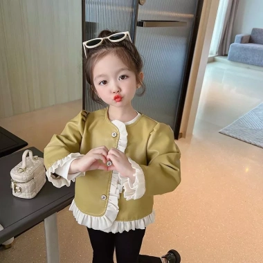 Áo khoác bé gái phong cách Hàn Quốc mùa xuân thu, nhẹ mát, thời trang, giảm 20% 6 Áo khoác bé gái phong cách Hàn Quốc mùa xuân thu, nhẹ mát, thời trang, giảm 20% 6