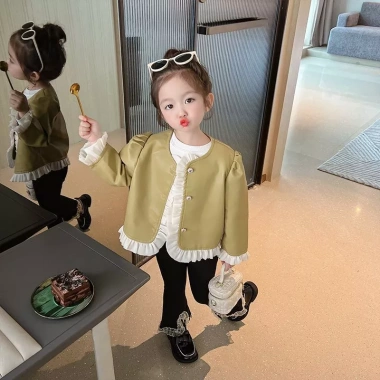 Áo khoác bé gái phong cách Hàn Quốc mùa xuân thu, nhẹ mát, thời trang, giảm 20%