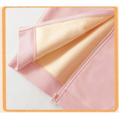 Áo khoác bé trai BabyloveGO nỉ lót lông dày ấm, mũ + khóa kéo, 1-10 tuổi, giảm giá 7