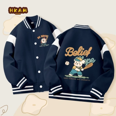Áo khoác bé trai Bomber bóng chày thời trang - Giá 350.000đ giảm 23%