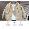Áo khoác bé trai Bóng chày Loose Fit cotton thoáng khí, dễ thương, đa năng cho mọi mùa 2.025 3