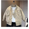 Áo khoác bé trai Bóng chày Loose Fit cotton thoáng khí, dễ thương, đa năng cho mọi mùa 2.025 6