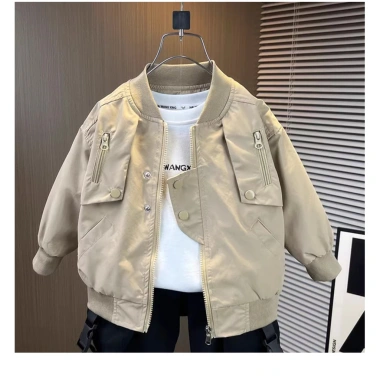 Áo khoác bé trai Bóng chày Loose Fit cotton thoáng khí, dễ thương, đa năng cho mọi mùa 2.025 6 Áo khoác bé trai Bóng chày Loose Fit cotton thoáng khí, dễ thương, đa năng cho mọi mùa 2.025 6