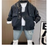 Áo khoác bé trai Bóng chày Loose Fit cotton thoáng khí, dễ thương, đa năng cho mọi mùa 2.025 7