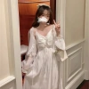 Áo khoác biển Hàn Quốc, voan lửng, tay bồng bèo, du lịch – 80.000₫ 7