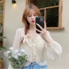 Áo khoác biển Hàn Quốc, voan lửng, tay bồng bèo, du lịch – 80.000₫ 8