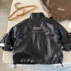 Áo khoác Biker da PU slim fit bé trai, giả da xuân‑thu, dạo phố – 380k