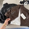 Áo khoác Biker da PU slim fit bé trai, giả da xuân‑thu, dạo phố – 380k 3