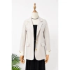 Áo khoác blazer 2 lớp nữ dài tay cúc giữa tay viền trắng, đệm vai trẻ trung công sở - 214.613₫ 3
