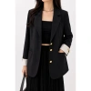 Áo khoác blazer 2 lớp nữ dài tay cúc giữa tay viền trắng, đệm vai trẻ trung công sở - 214.613₫ 10
