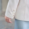 Áo khoác blazer cổ vest nhung 2 túi hông - YOONA ET21S218 giảm giá 224k 6