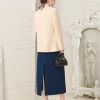 Áo khoác blazer cổ vest tay dài YOONA ET21B210 chất tuyết mưa, túi hai bên hông - 319.500₫ 4