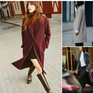 Áo khoác blazer dáng dài đa màu sẵn be - giảm giá 599k, phong cách thanh lịch, chất liệu tốt