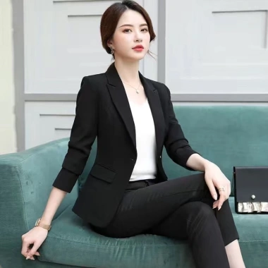 Áo khoác blazer dáng suông kiểu Hàn nữ QD03 - mẫu mới, chất đẹp, chỉ 360.000₫