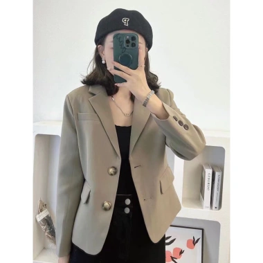 Áo khoác blazer hai lớp đệm vai Ulzzang AB09 - Phong cách hiện đại, giảm giá 20% chỉ 250k 2 Áo khoác blazer hai lớp đệm vai Ulzzang AB09 - Phong cách hiện đại, giảm giá 20% chỉ 250k 2
