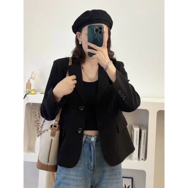 Áo khoác blazer hai lớp đệm vai Ulzzang AB09 - Phong cách hiện đại, giảm giá 20% chỉ 250k 3 Áo khoác blazer hai lớp đệm vai Ulzzang AB09 - Phong cách hiện đại, giảm giá 20% chỉ 250k 3