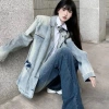 Áo khoác blazer jeans dáng rộng xanh loang – phong cách cá tính retro, chỉ 432k 9