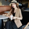 Áo khoác blazer mỏng cỡ lớn tay ba phần tư bảo vệ nắng mùa hè cho phụ nữ mũm mĩm 7
