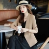 Áo khoác blazer mỏng cỡ lớn tay ba phần tư bảo vệ nắng mùa hè cho phụ nữ mũm mĩm 10