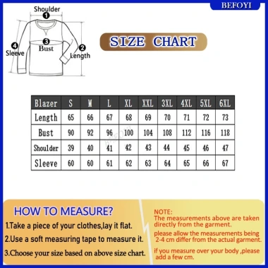 Áo khoác blazer nam BEFOYI dáng ôm tay dài, Hàn Quốc, giảm còn 497.880₫ 4