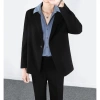 Áo khoác blazer nam form rộng Hàn Quốc, đệm vai, áo vest trắng đen cao cấp - Giá 550k 3