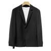 Áo khoác blazer nam form rộng Hàn Quốc, đệm vai, áo vest trắng đen cao cấp - Giá 550k 4