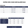 Áo khoác blazer nam form rộng màu đen kem 2 khuy cài JOLY JK101 - Giá 309.000₫ 3