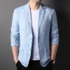 Áo khoác blazer nam form suông dài tay unisex linen cao cấp phong cách Hàn Quốc - Giá ưu đãi 378.000 VND 5