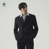 Áo Khoác Blazer Nam QTHOUSE Lịch Lãm 2 Hàng Khuy, Đệm Vai Giữ Form - Giá 585.000đ