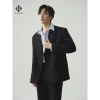 Áo Khoác Blazer Nam QTHOUSE Lịch Lãm 2 Hàng Khuy, Đệm Vai Giữ Form - Giá 585.000đ 5